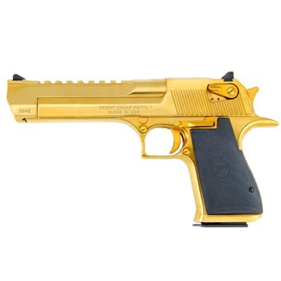 Mr Desert Eagle 357mag 6 Titanium Gold Blem