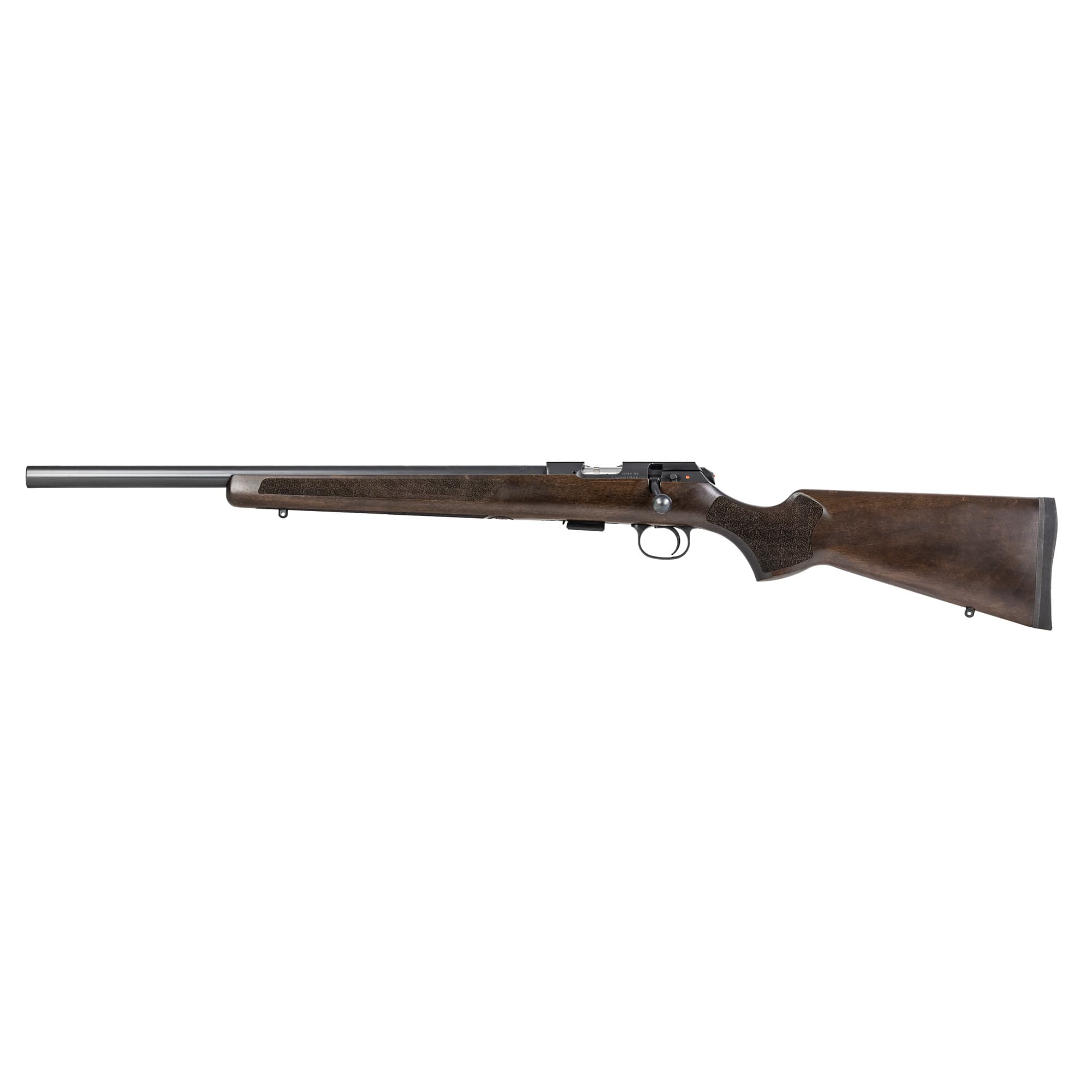 Cz 457 Varmint Rifle 22 Long Rifle 20.5 Inches 5 rounds Walnut Varmint Style Left Hand