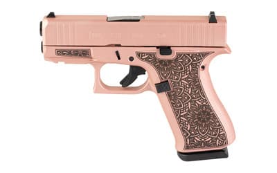 Glock 43x 9mm 10rd Rose Gold Paisley