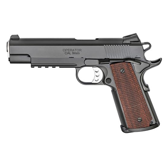 Springfield Armory 1911 Professional 9mm 5 Inch 10 Rounds Cocobolo Grips Light Rail