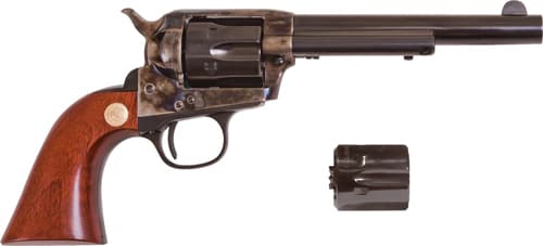 Cimarron P Jr 32 H&R Magnum 5.5 inch 6 Round Blued Case Hardened Walnut Grip