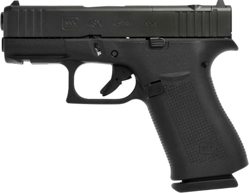 Glock G43X Mos 9mm Luger 3.4in Barrel 10rd Black Polymer Frame