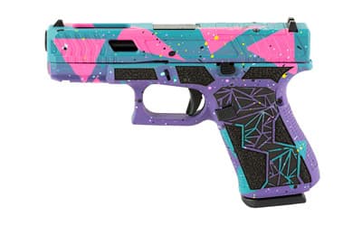 Glock G19 Gen 5 9mm 4.02in 15rd Purple Cyan Pink Cerakote