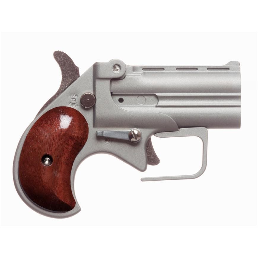 Old West Firearms Derringer Short Bore Handgun 9mm Luger 2rd Capacity 2.75" Barrel Satin with Rosewood Grips with Guardian Package