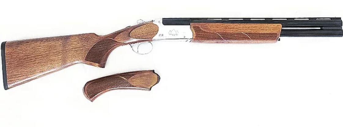 Black Aces Tactical O/U 12GA, 18.5in. Barrel, 2rd, Wood Stock & Forend - Gray