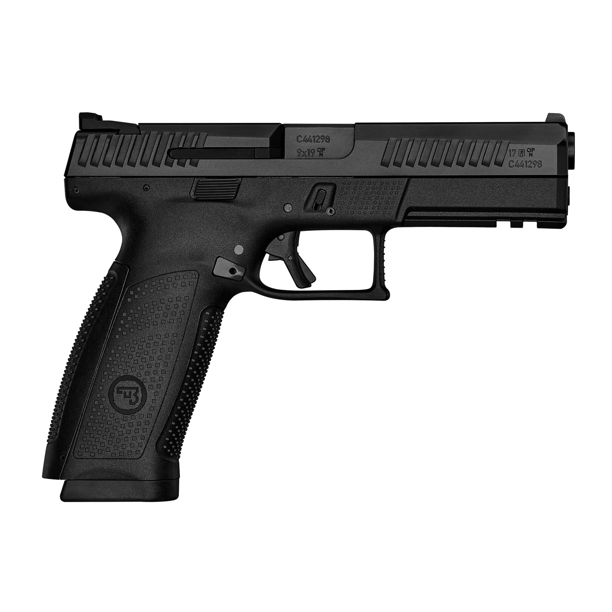 Cz P-10 F 9mm Luger 5.10 inch 10+1 Nitride Slide Polymer Frame Optic Ready
