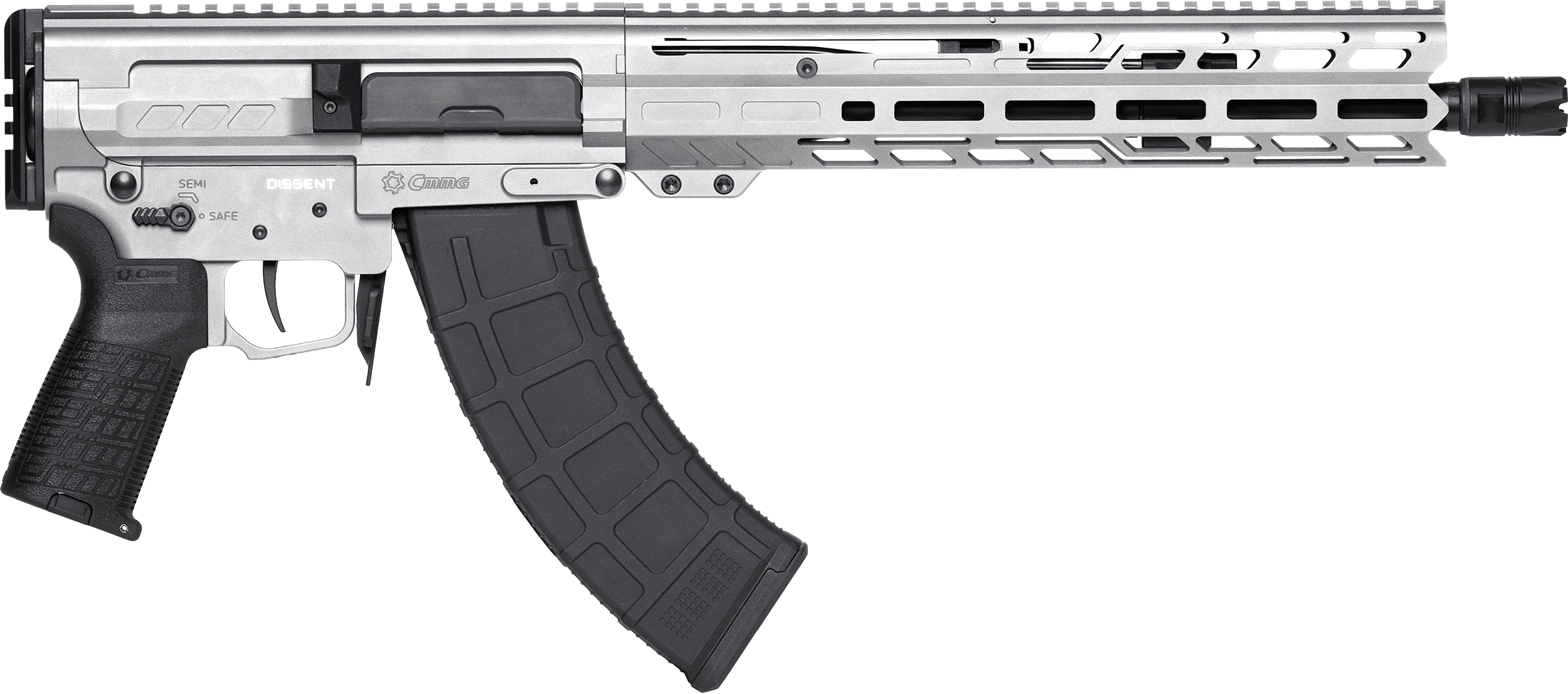 CMMG Dissent MK47 7.62x39mm 12.50" 30+1 Nitride Titanium Cerakote