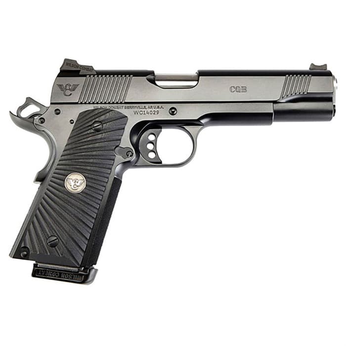 Wilson Combat CQB Elite 9mm Luger 5" 10+1 Carbon Steel Frame G10 Grip