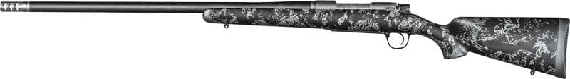Christensen Arms 8010614700 Ridgeline FFT Full Size 270 Win 4+1, 20" Stainless Steel Threaded Barrel, Stainless Aluminum Receiver, Black w/Gray Accents Fixed Sporter w/Flash Forged Technology Stock