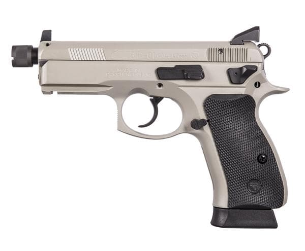 CZ P-01 Omega 9mm 4.4in 16rd Urban Grey Threaded Suppressor-Ready