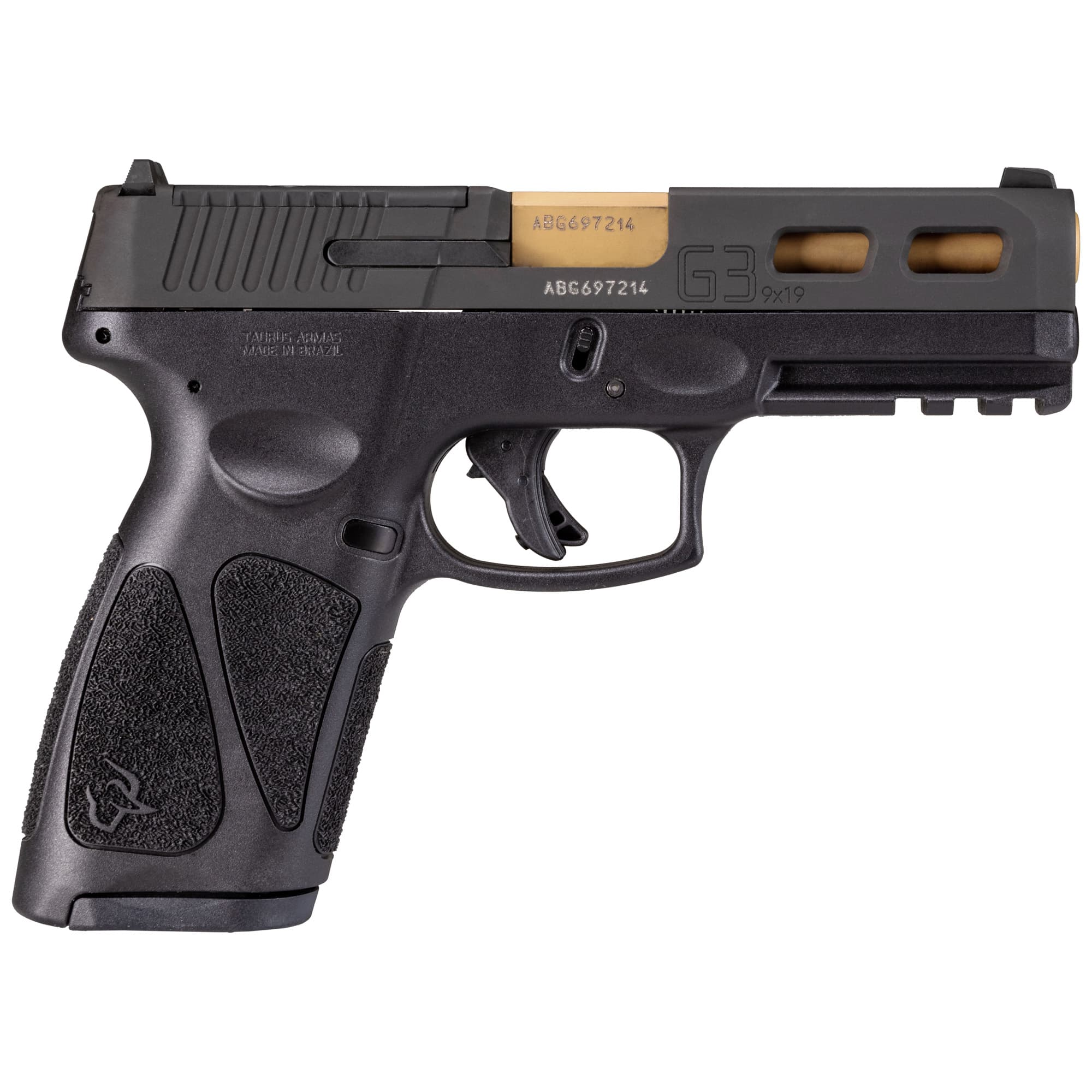 Taurus G3 Toro 9mm Luger 4 inch 17 Rounds Gold Barrel Polymer Frame Optics Ready