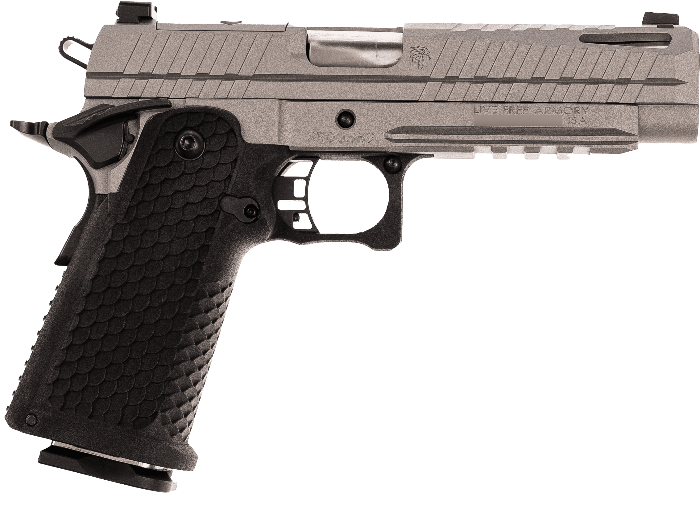 Apollo 11 Full size 2011- Cerakote Elite Grey| 9mm | 5" Barrel | 17rd