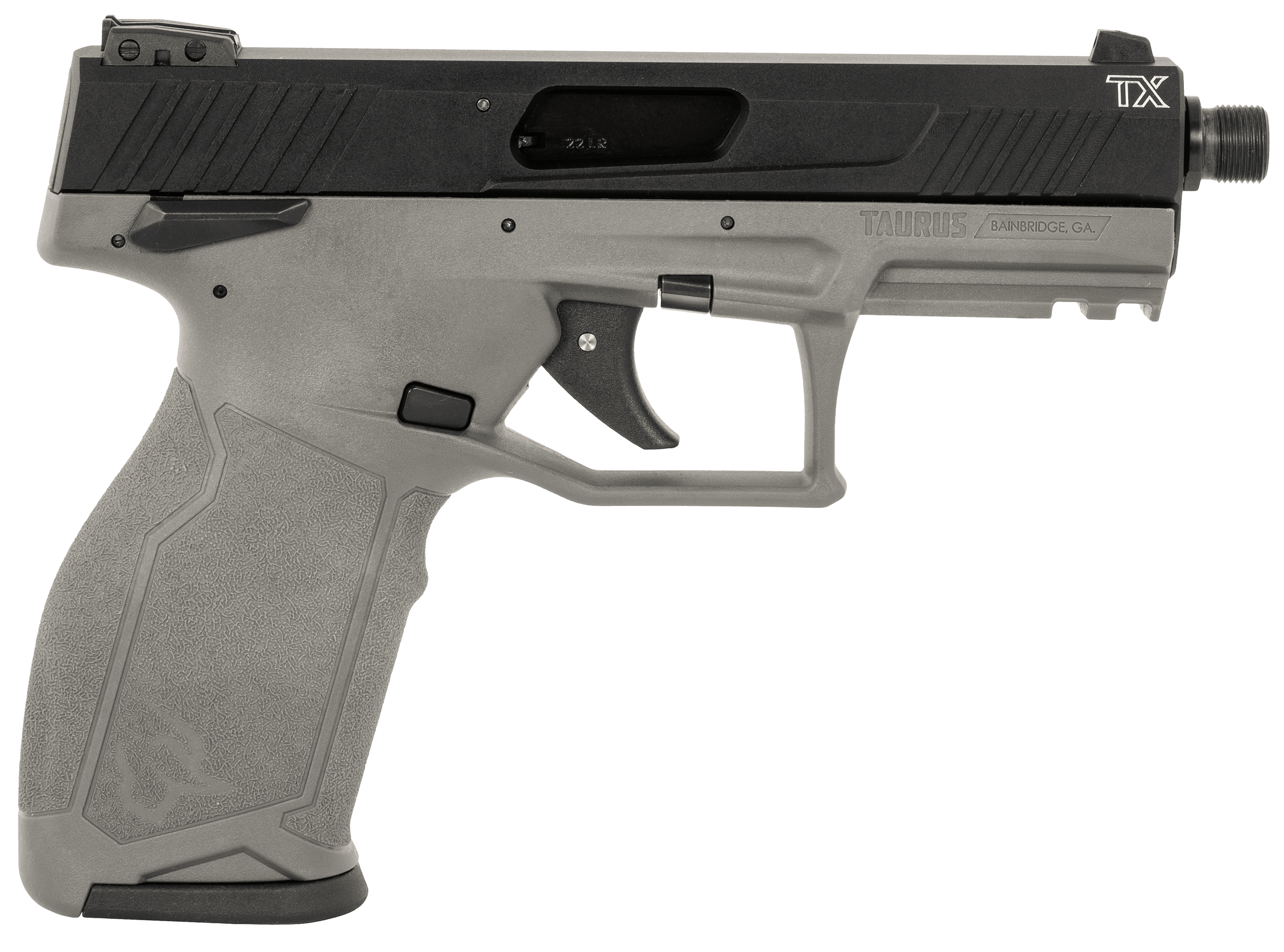 Taurus TX22 22 Long Rifle 4 Inch 10+1 Gray Matte Finish