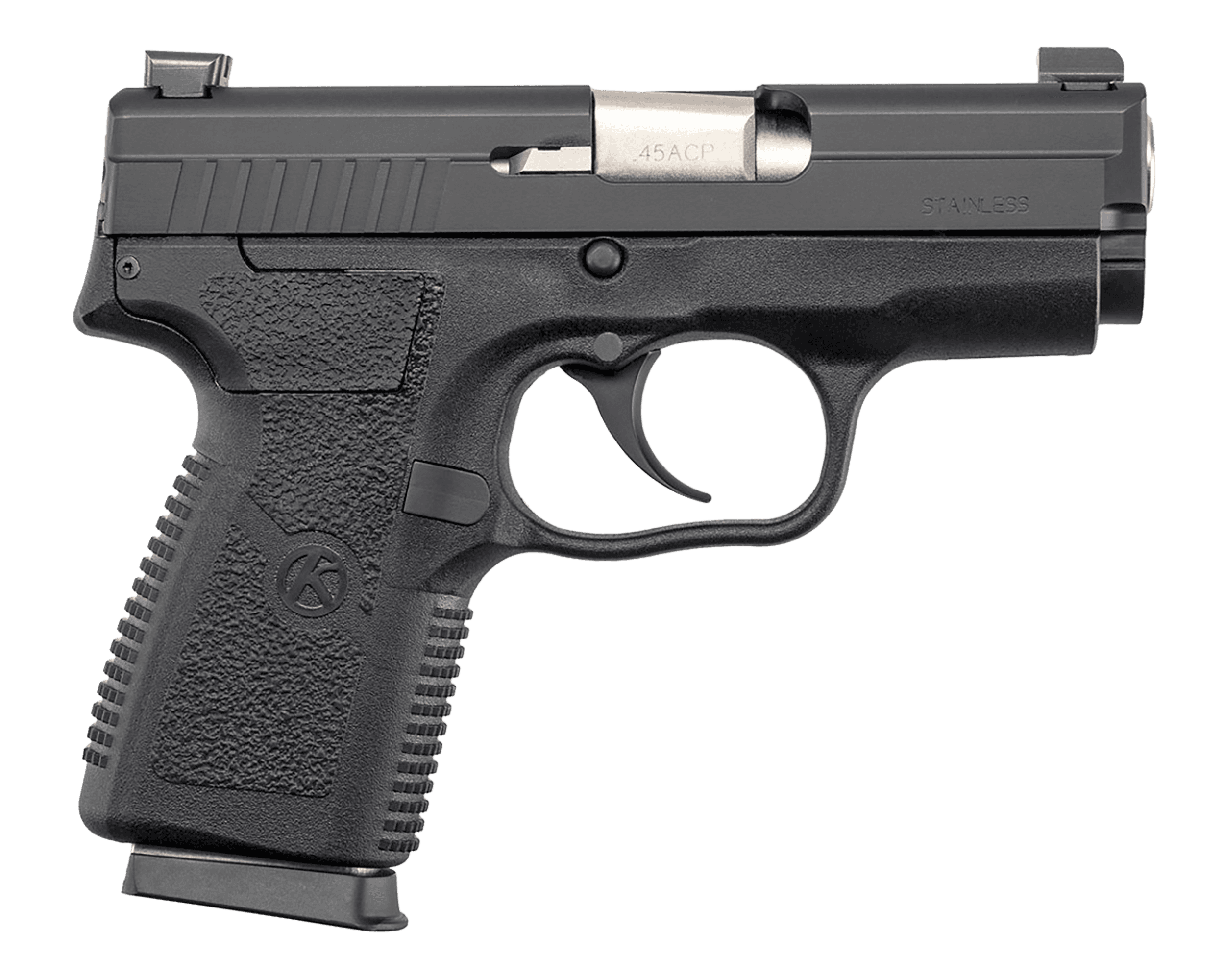 Kahr Arms PM4544N PM  45 ACP Caliber 3.20" Stainless Barrel 5+1/6+1, Black, TruGlo Night Sights
