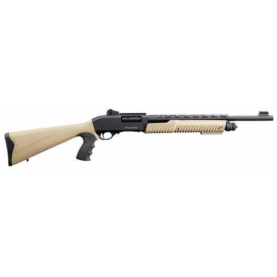 Charles Daly 301 Pump 12 Gauge 18.5 Inch 5 Rounds FDE Synthetic