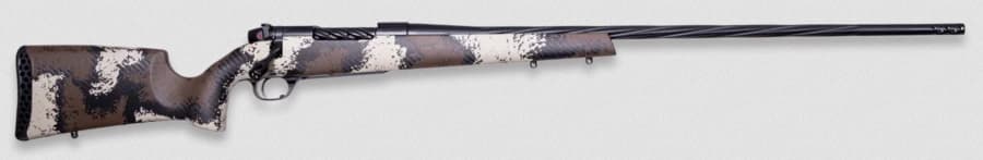 Weatherby Mark V High Country 280 Ackley Improved 28 Inch Spiral Fluted Graphite Cerakote