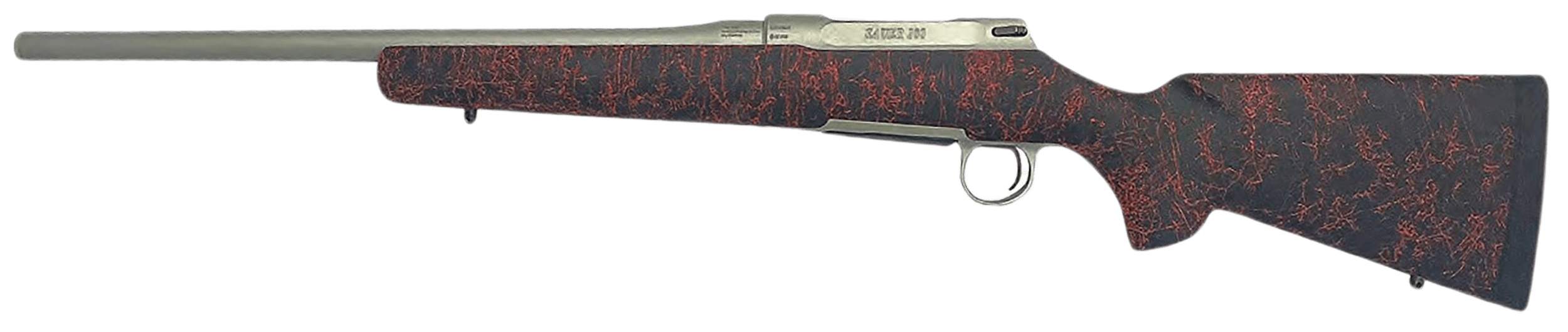 Sauer 80118097 100 Silver XT Sports South Exclusive Full Size 6.5 PRC 4+1 22" Stainless Steel Cerakote Barrel, Stainless Cerakote Drilled & Tapped Steel Receiver, Black HS Precision Synthetic Stock