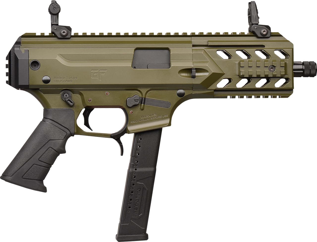 Gforce Arms BLADE6ODG Blade 8 9mm Luger 8"