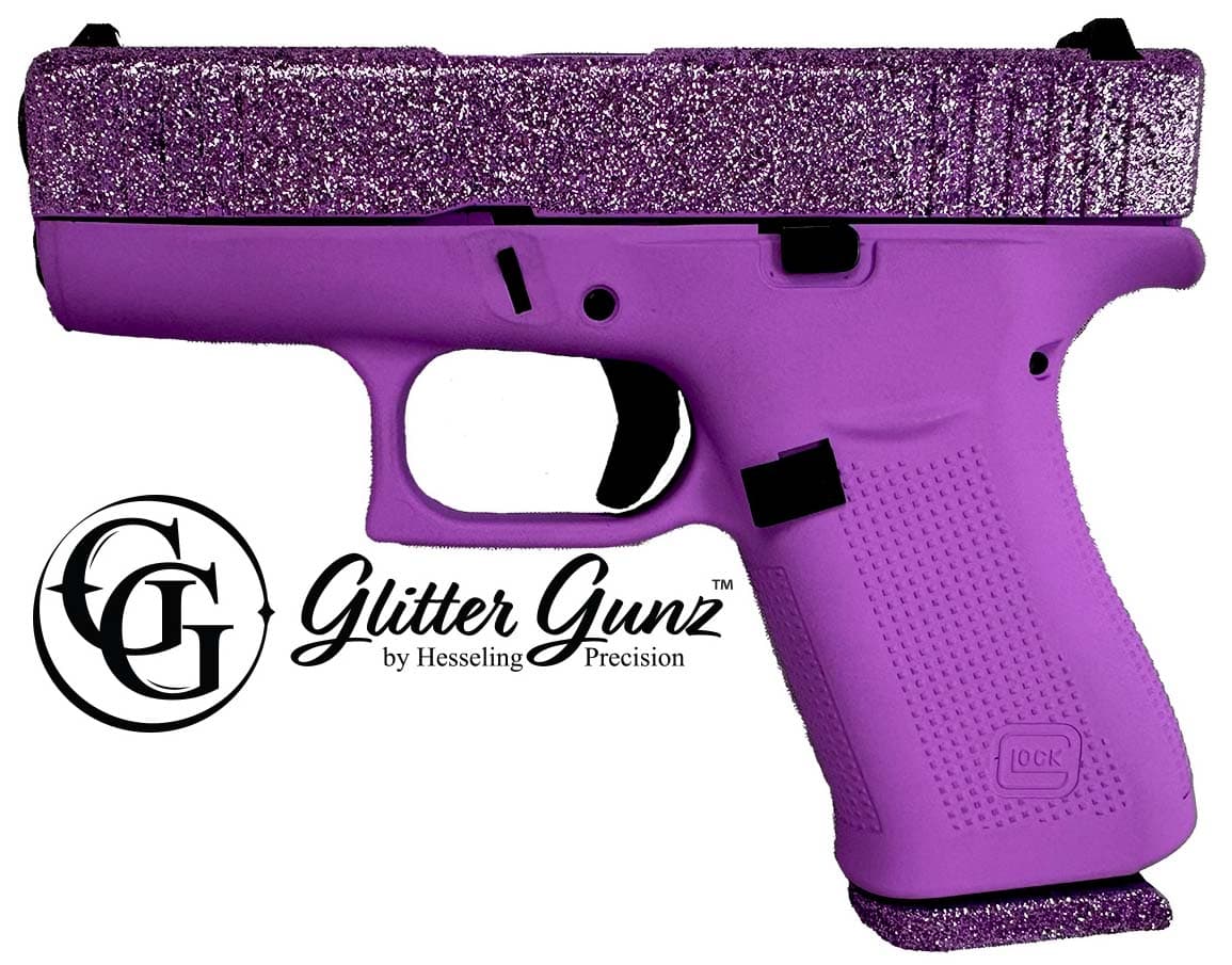 Glock 43X 9mm, 3.4in. Barrel, 10rd - Glitter - 151550026646