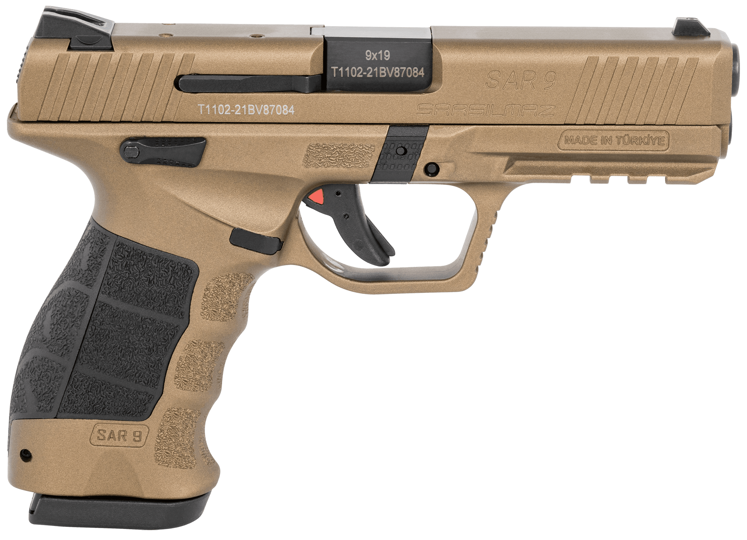 SAR USA SAR9 Pistol 9mm 4.4 in. Bronze 17 rd.