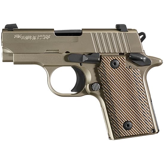 Sig Sauer P238 380 ACP 2.7in Nickel 6rd Vector Grips
