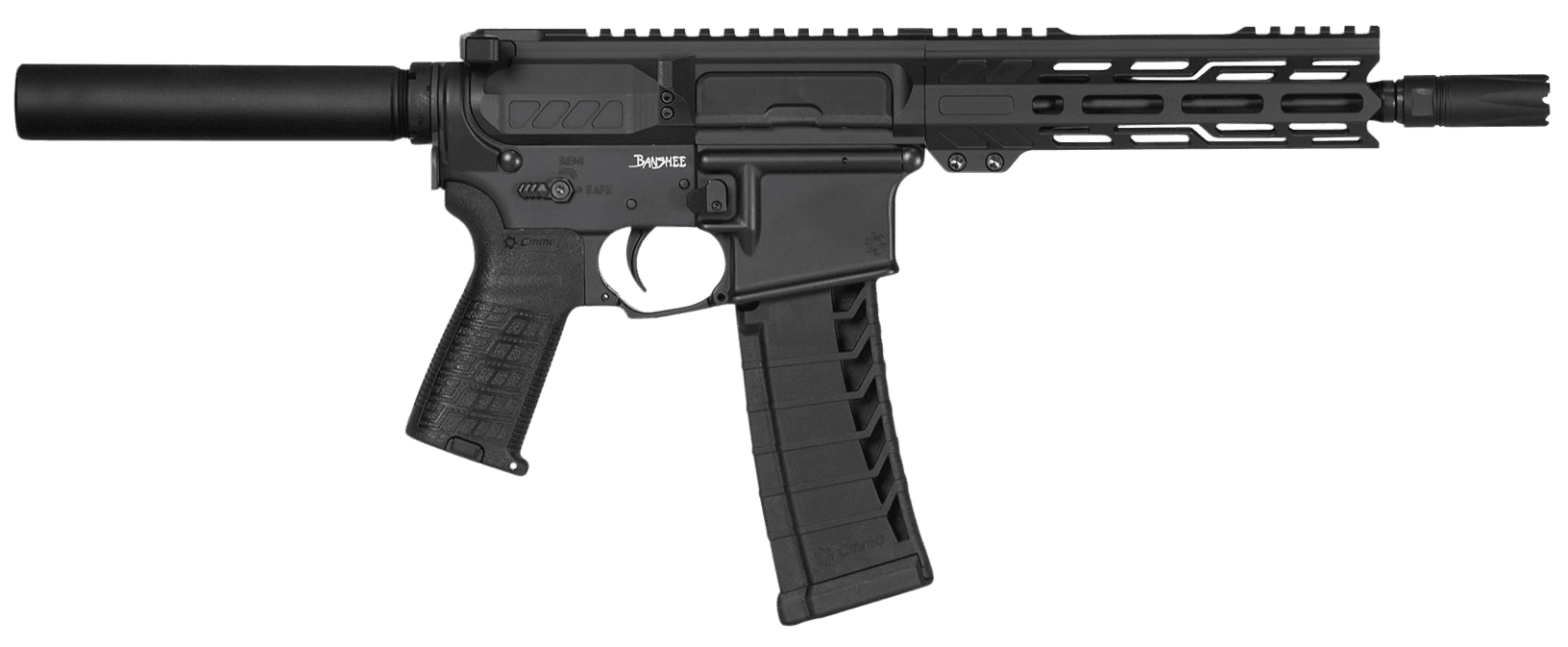 CMMG Banshee MK4 22 Long Rifle 9" 25+1 Armor Cerakote Aluminum M-LOK Grips