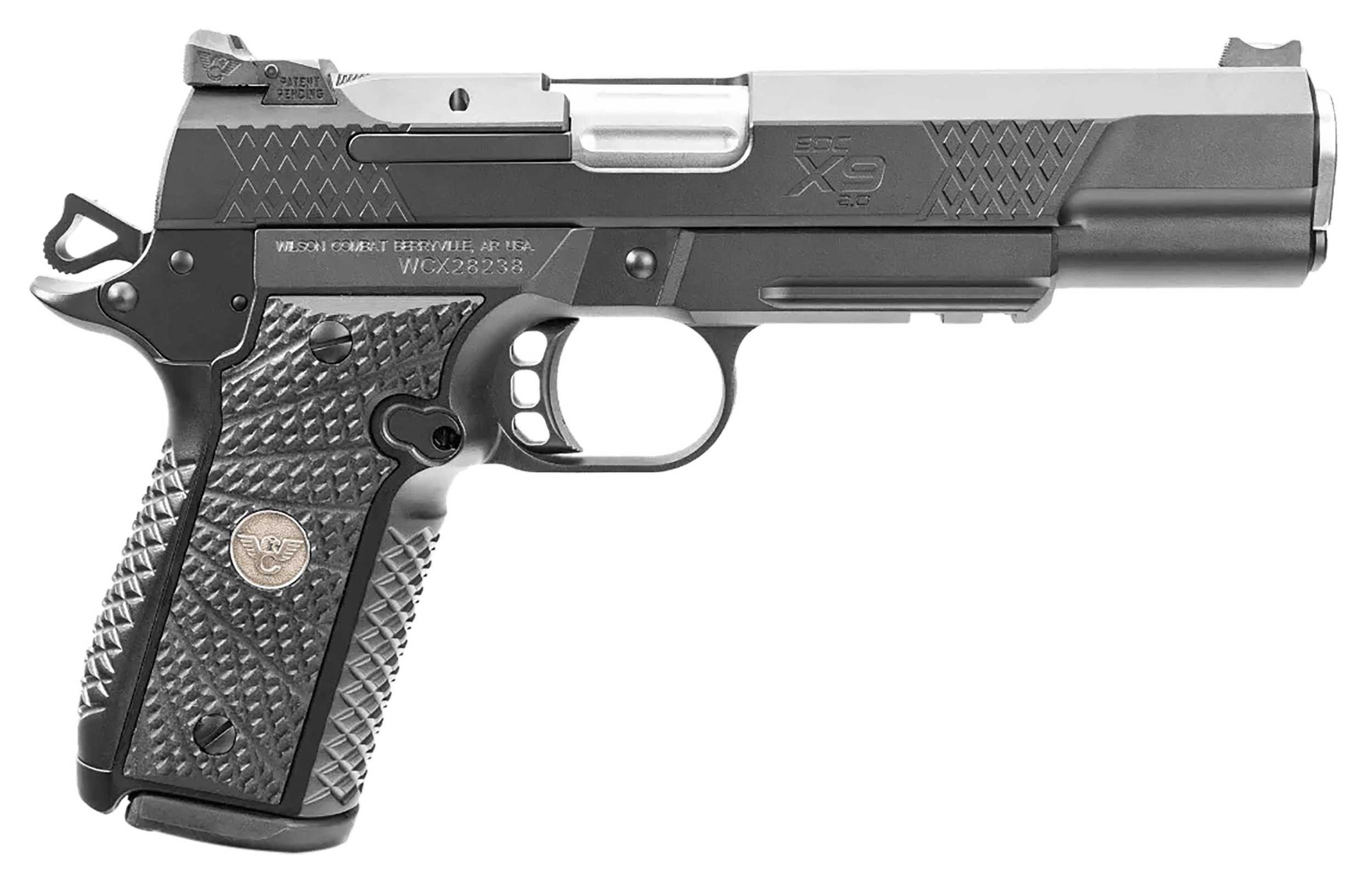 Wilson Combat EDC X9 2.0 9mm Luger 5 Inch 15+1 Armor-Tuff Serrated Stainless Steel Slide