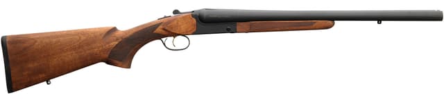 Charles Daly 500 Side By Side Shotgun 12 Gauge 20 Inch 2 Rounds Walnut Matte Finish