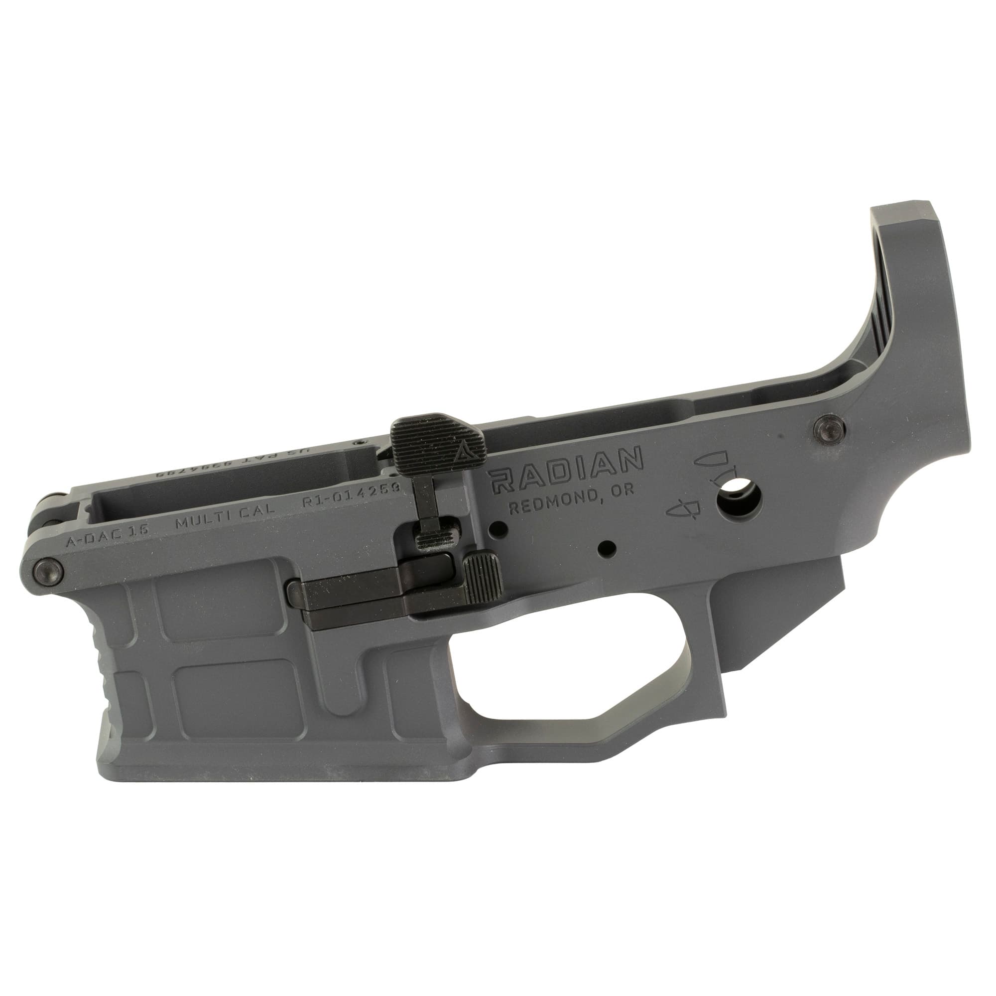 Radian Weapons R0388 A-DAC 15 Multi Caliber Gray Cerakote Stripped Lower Receiver