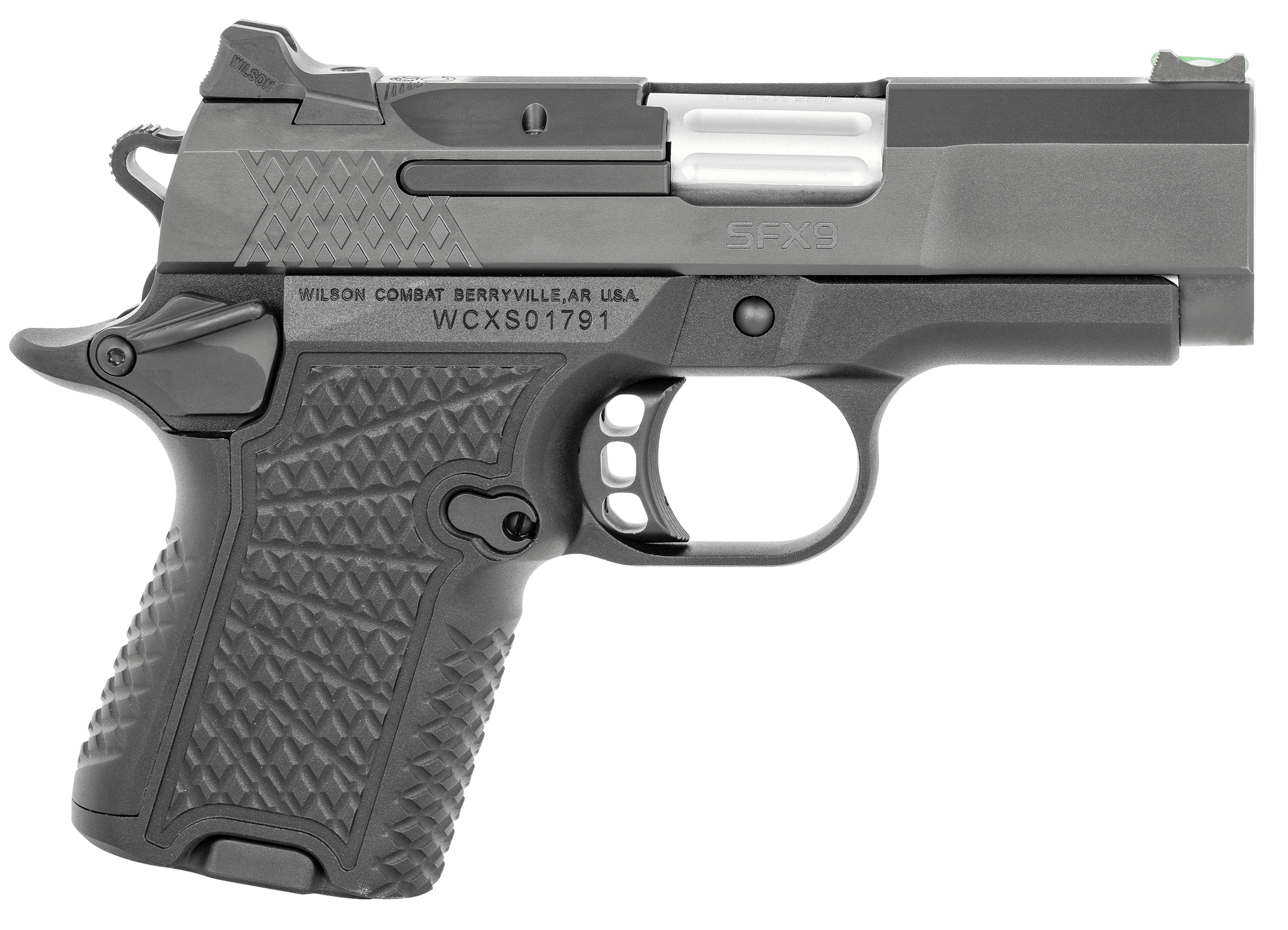 Wilson Combat SFX9SC3A SFX9 9mm Luger 3.25 Inch 10+1 15+1 Stainless Steel Finish