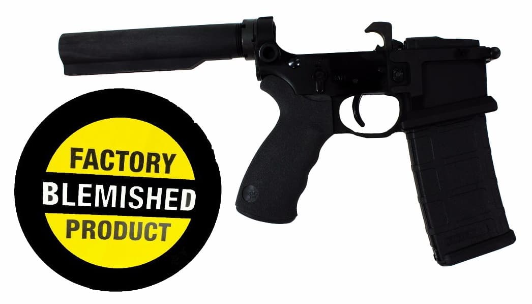 FACTORY BLEM - Franklin Armory BFSIII Equipped LIBERTAS BLR Complete AR15 Lower Receiver - Black | Installed BSFIII Trigger | Carbine Length Buffer Tube | BLEMISHED, sold As-Is NO RETURNS
