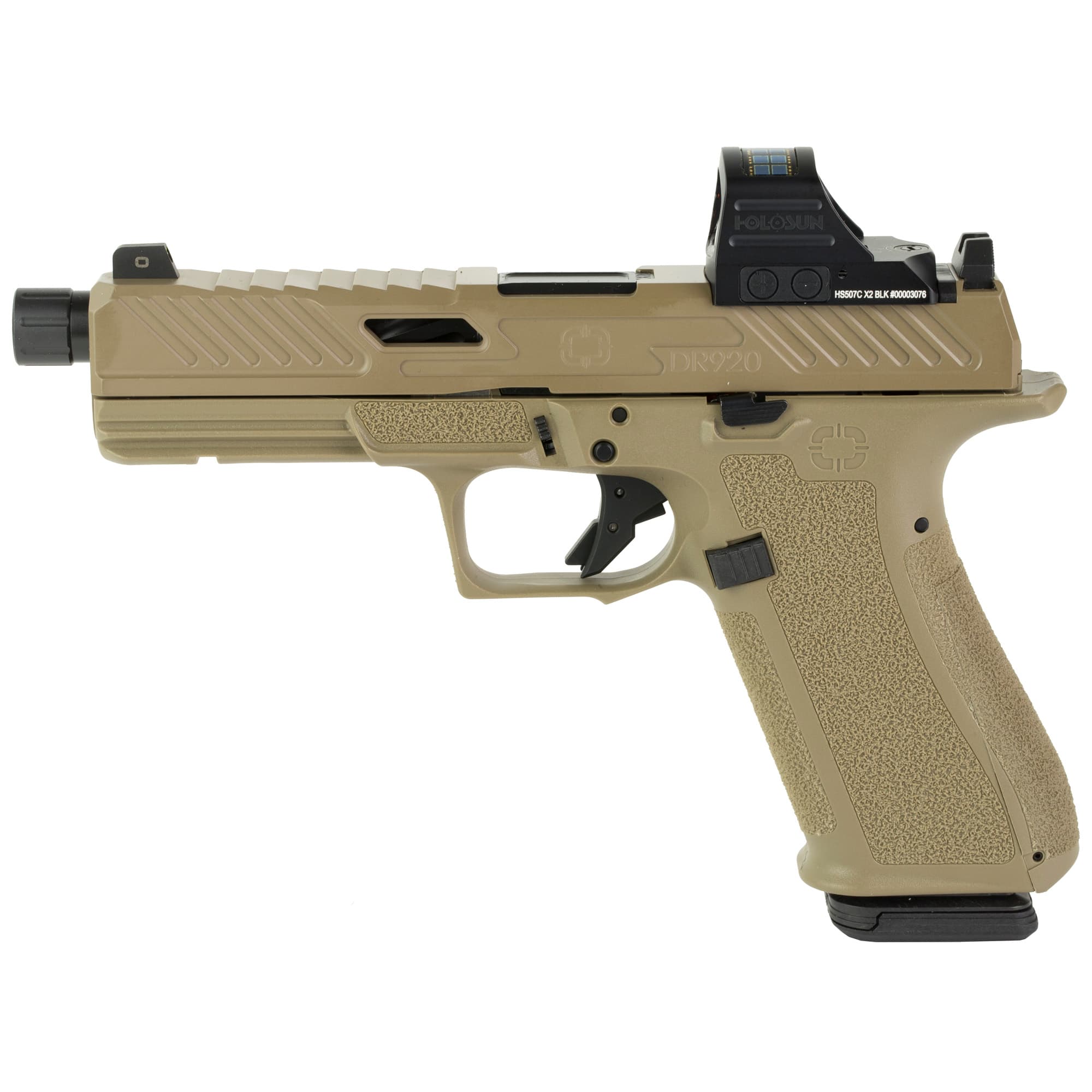 Shadow Systems DR920 9mm 5 Inch 17 Round Flat Dark Earth Holo Sight