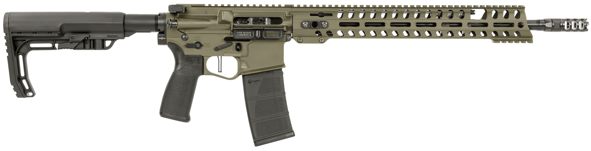 Patriot Ordnance Factory Renegade Plus 5.56x45 NATO 16.5in 30rd OD Green Anodized