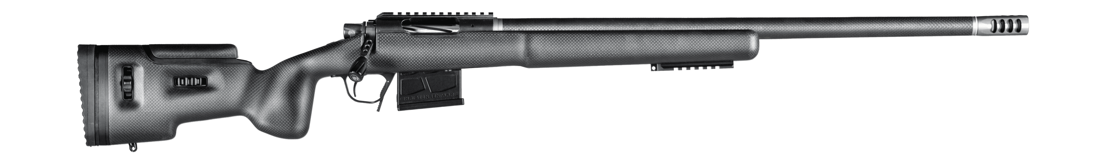 Christensen Arms 8010500400 TFM Long Range Full Size 6mm Creedmoor 4+1, 24" Carbon Fiber Target Profile Barrel, Black Nitride Aluminum Receiver, Natural Carbon Fiber Fixed Long Range Stock