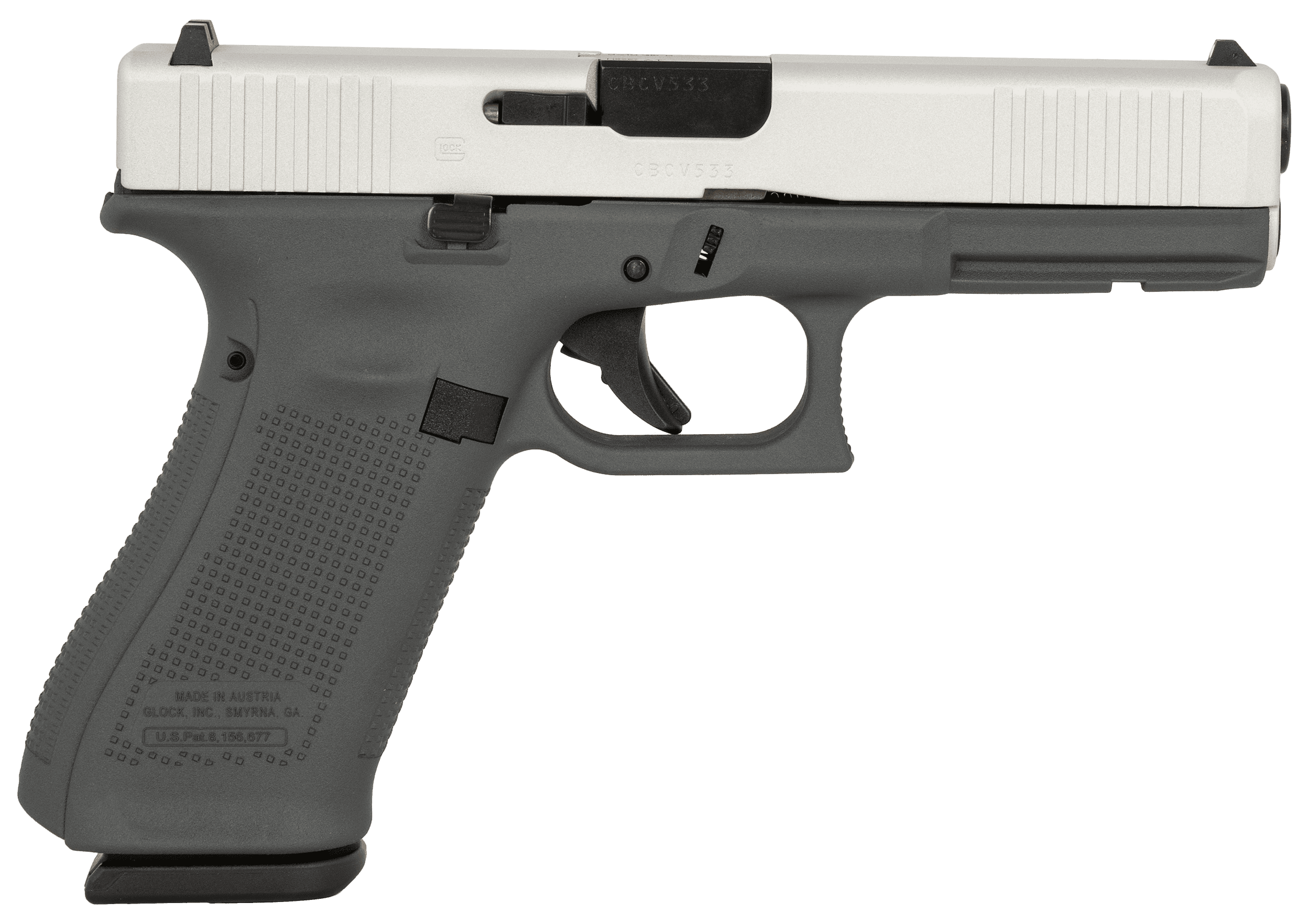 Glock G17 Gen 5 9mm Luger 4.49in 10rd Sniper Gray Cerakote