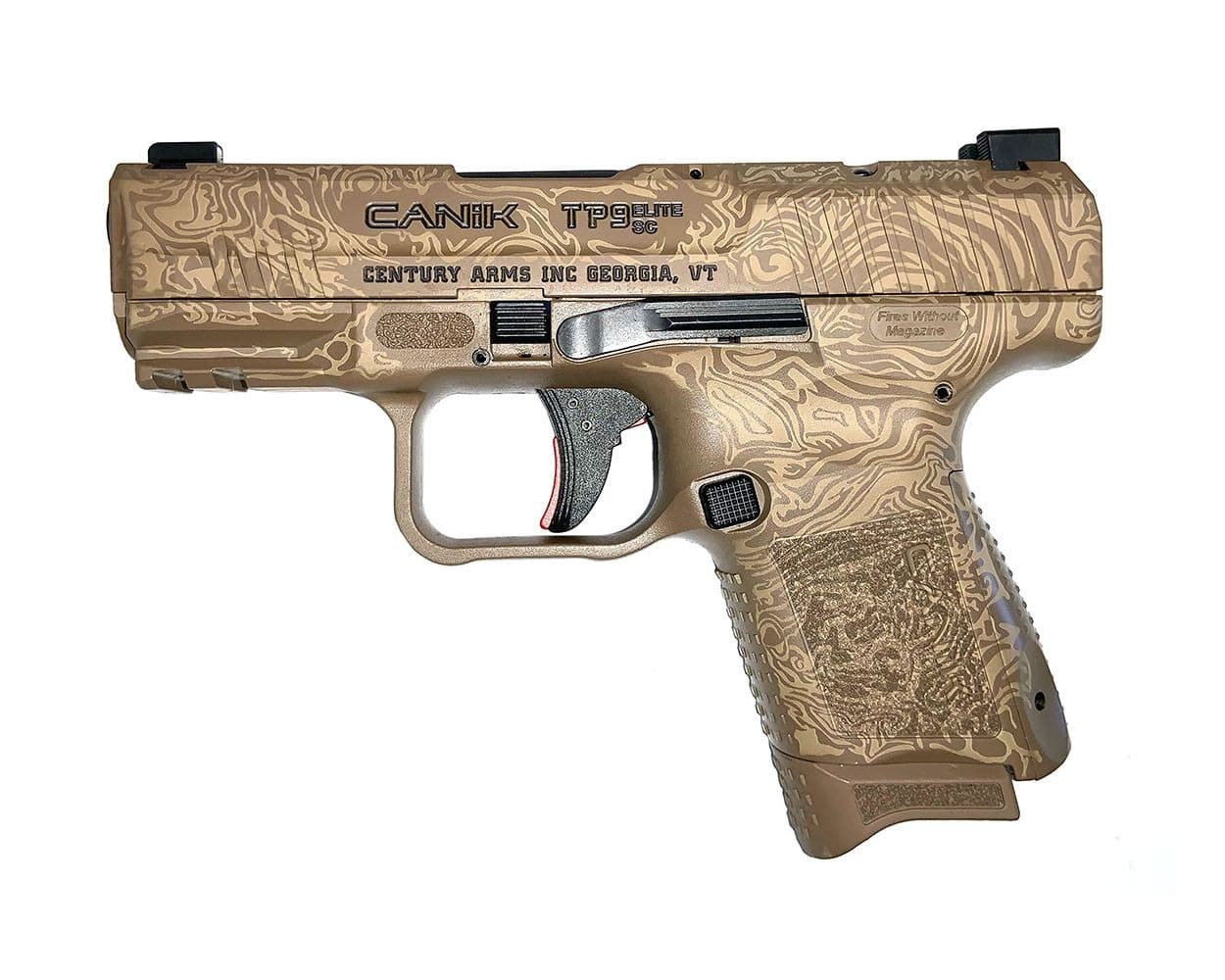 Canik TP9 Elite Sub Compact 9mm Luger 3.6in 15rd FDE