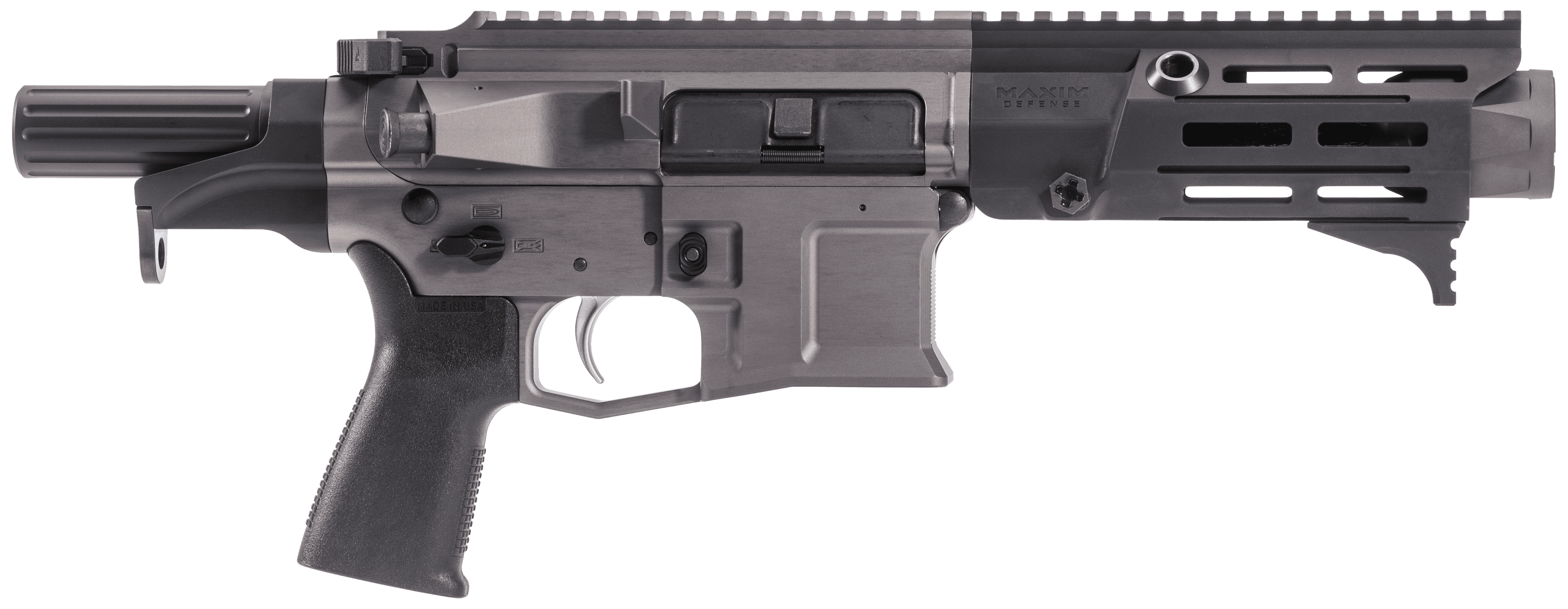 Maxim Defense MXM50841 PDX 505-SPS 5.56x45mm NATO Caliber with 5.50" Barrel, 20+1 Capacity, Urban Grey Metal Finish, Urban Grey Polymer Grip