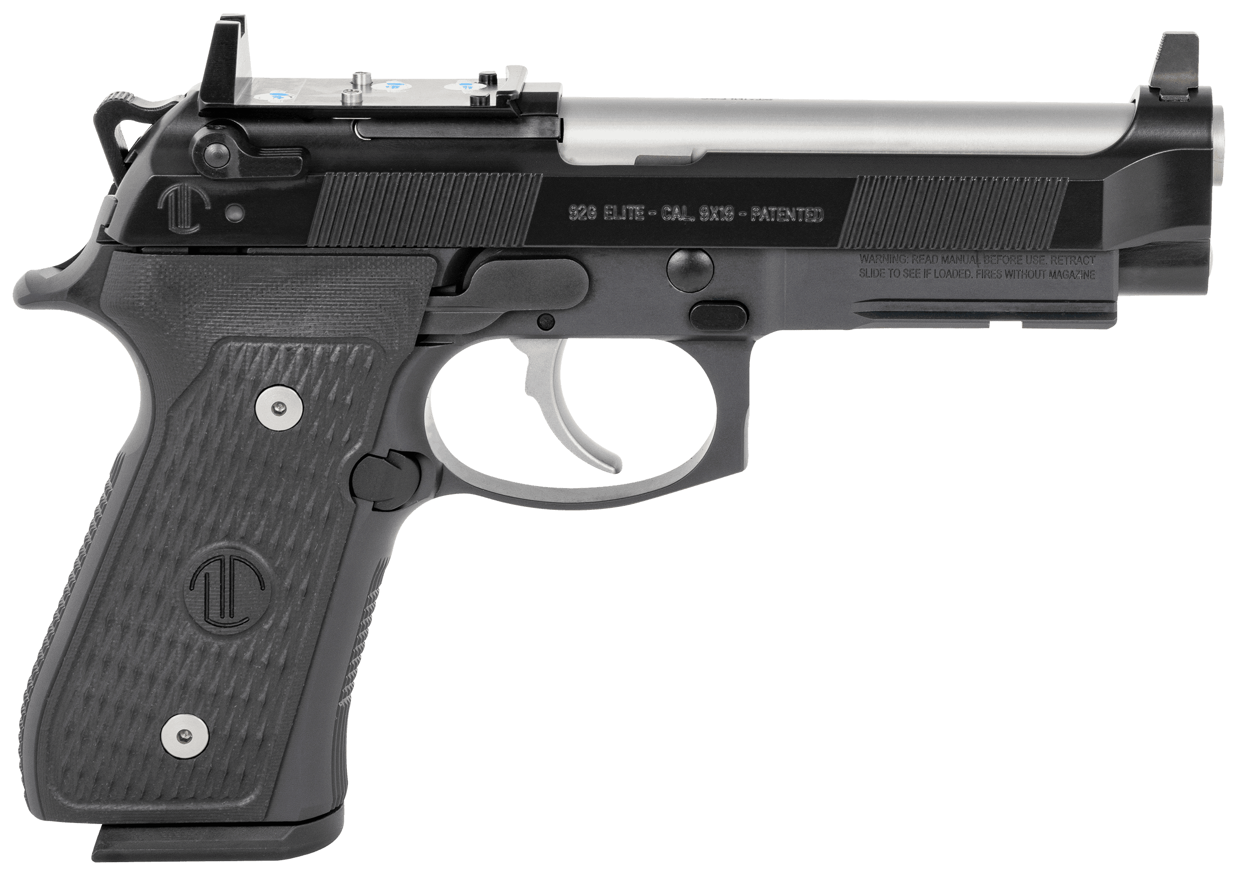 Langdon Tactical Tech LTT92ERDOTJ 92 Elite LTT  9mm Luger 4.70" 17+1 Black Cerakote Black Steel with Red Dot Optic Cut Slide Black Polymer Grip Trigger Job