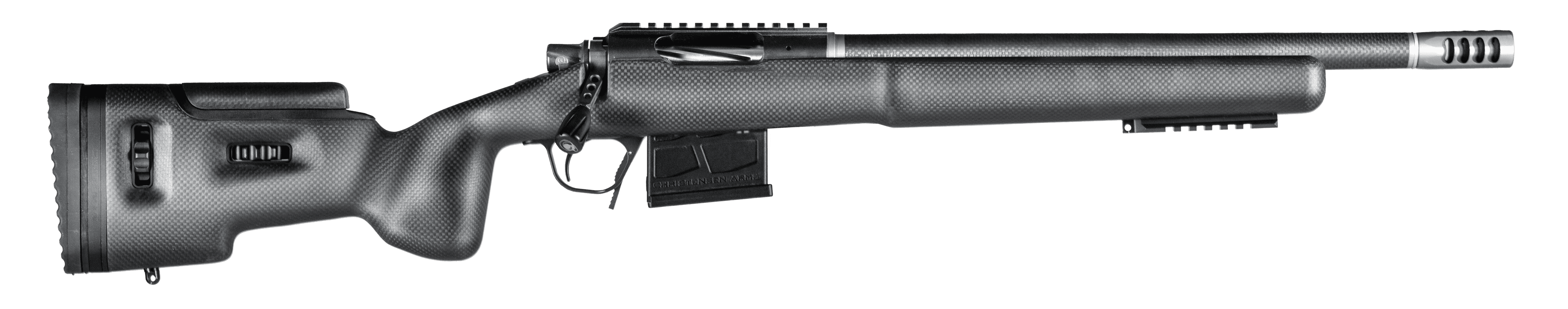 Christensen Arms CA10273H88245 TFM Long Range Full Size 6.5 Creedmoor 4+1 16" Carbon Fiber Target Profile Barrel, Black Nitride Aluminum Receiver, Natural Carbon Fiber Fixed Long Range Stock