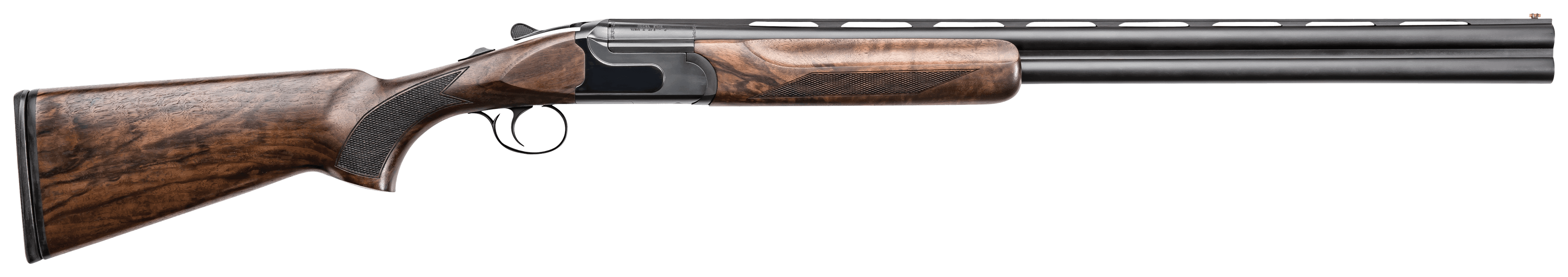 Charles Daly 214E Field 12GA, 28in. Barrel, 2rd, Wood Stock & Forend - Black (930085)