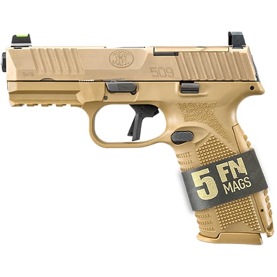 FN 509 Mrd Fos 9mm 4in 10rd Flat Dark Earth