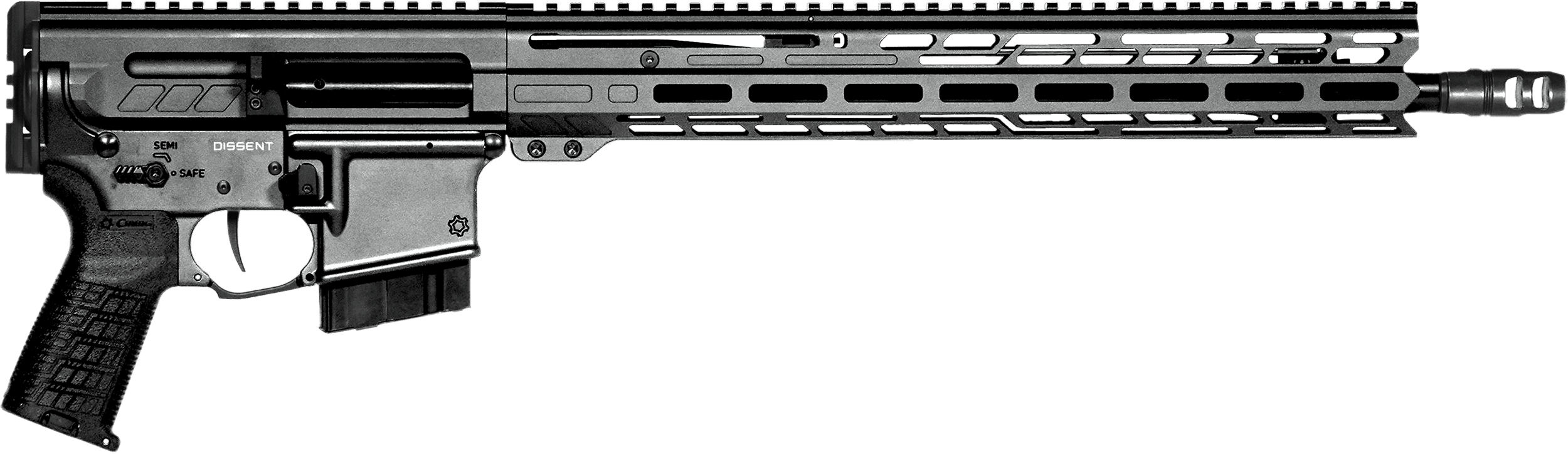 CMMG Dissent MK4 22 ARC 16.10" 30+1 Tungsten Cerakote Ambidextrous