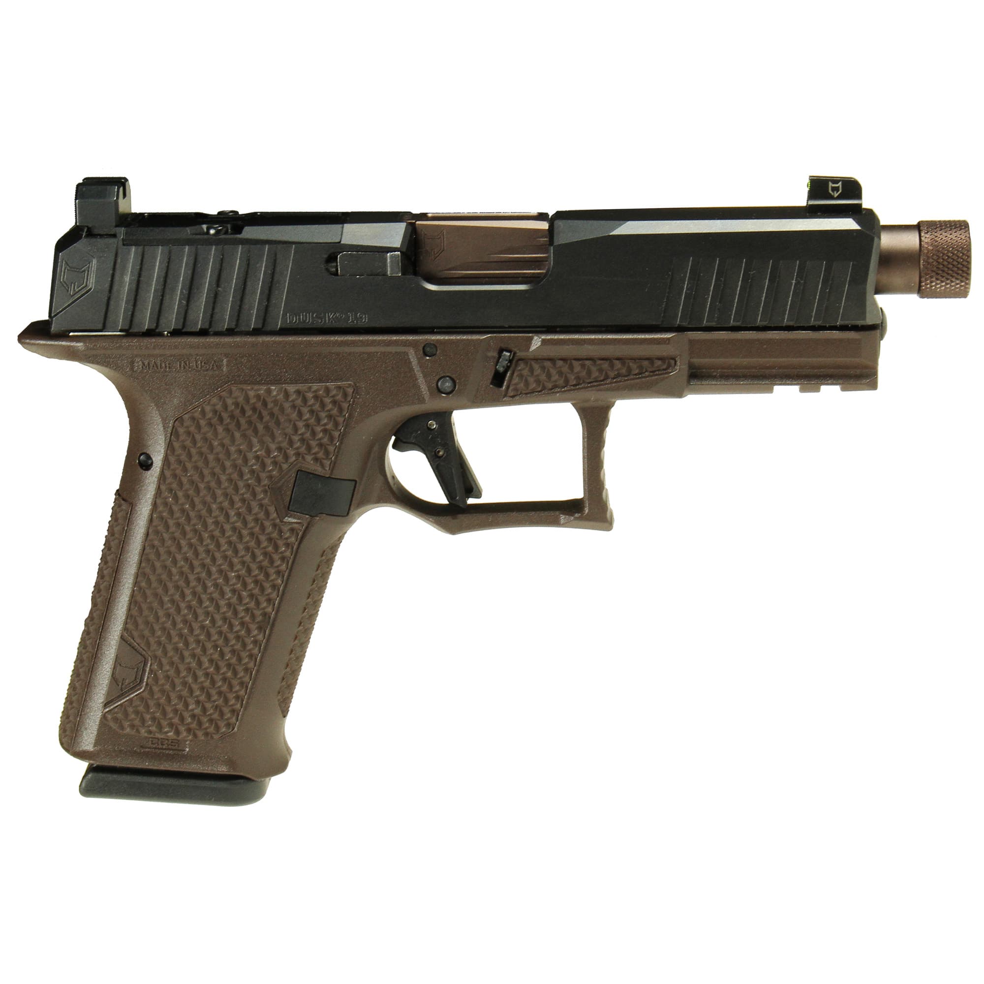 LWD DUSK 19 RMR 9MM 15RD BLK/BRN TB