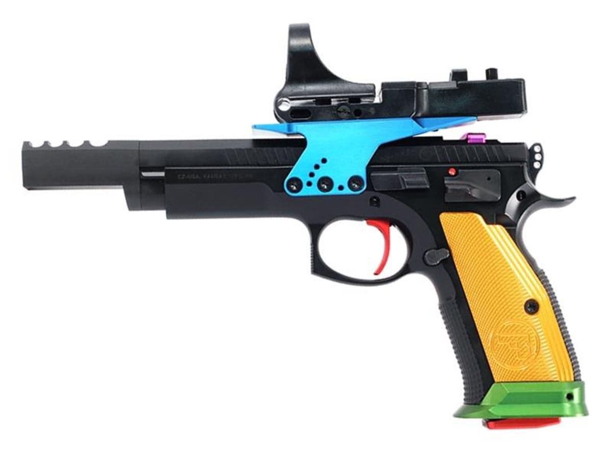 CZ CZ 75 Parrot Sport 9mm 5.4in 26rd Parrot Exclusive Finish C-More Red Dot