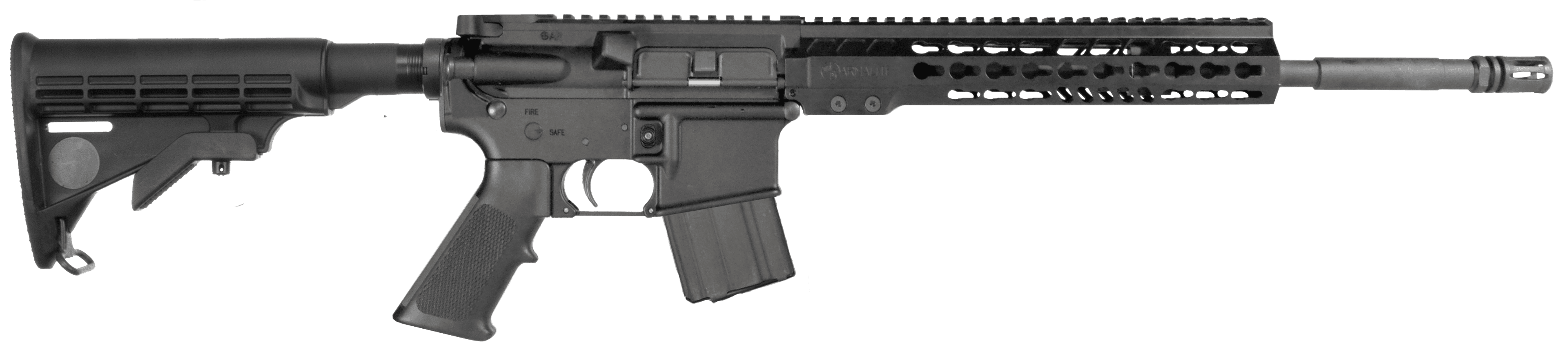 Armalite M-15 Light Tactical 5.56x45 NATO, 16in. Barrel, 10rd, 10" KeyMod Handguard, A2 Grip & M4 Stock - Black (NPN: M15LTC16CO)