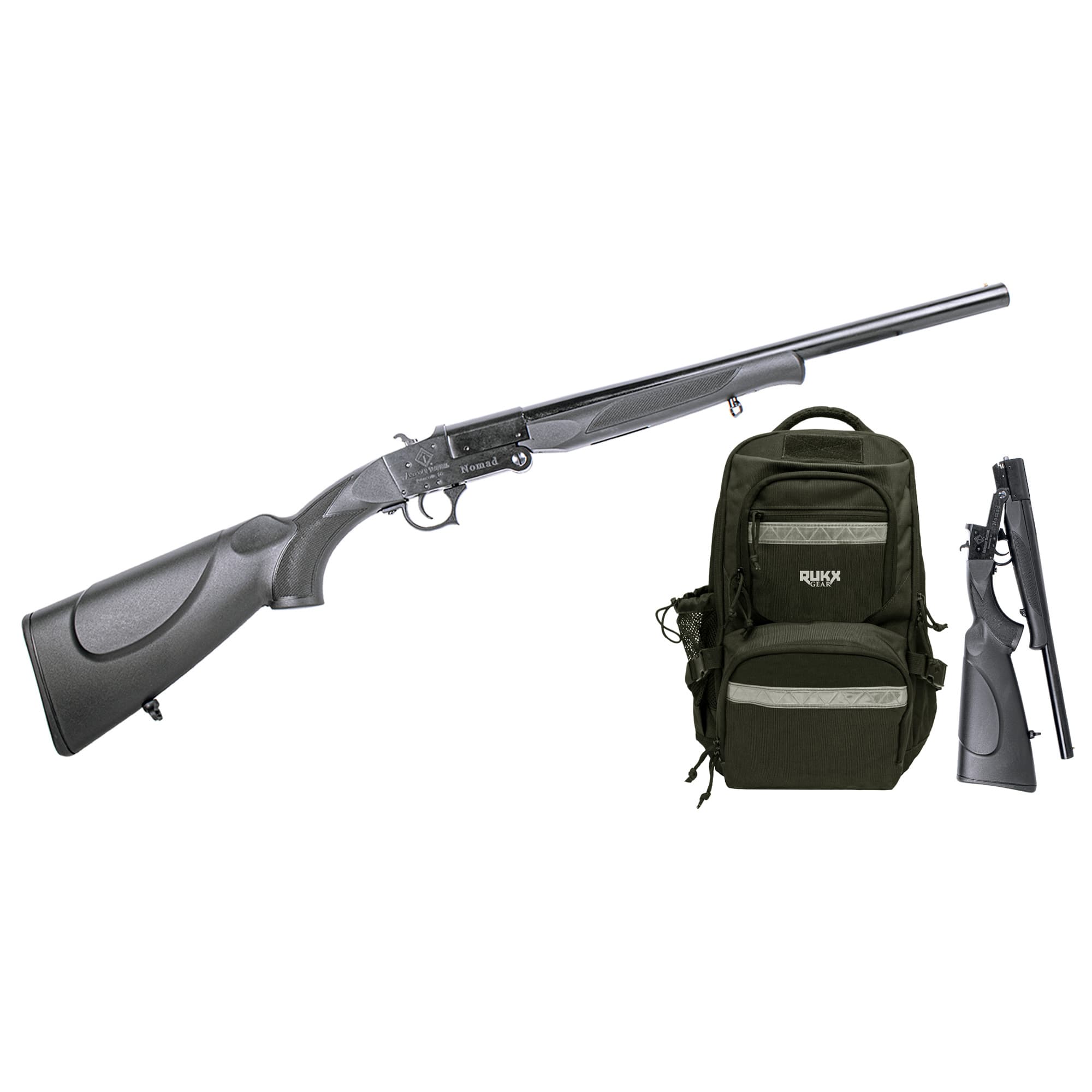 American Tactical Inc Nomad 12 Gauge 18in Barrel 1 Round Black Backpack