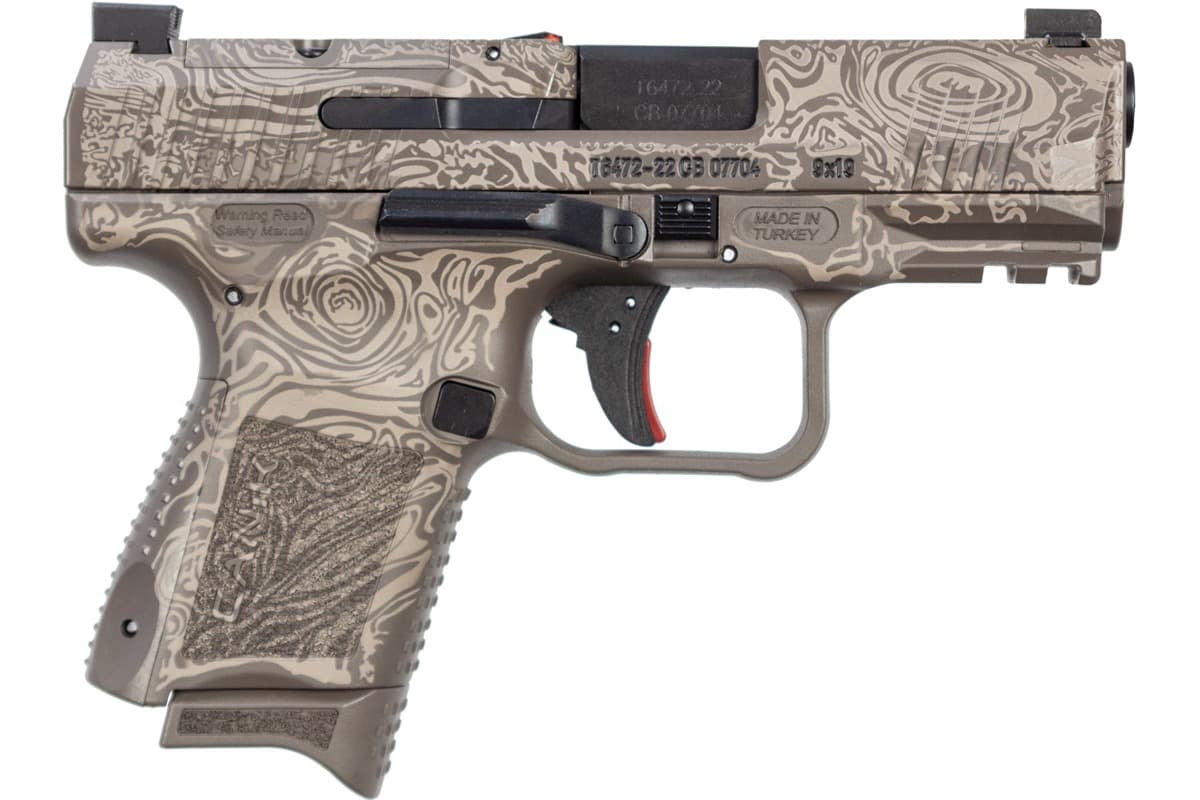Canik TP9 Elite Sub Compact 9mm Luger 3.6in 15rd Tungsten Grey Brown