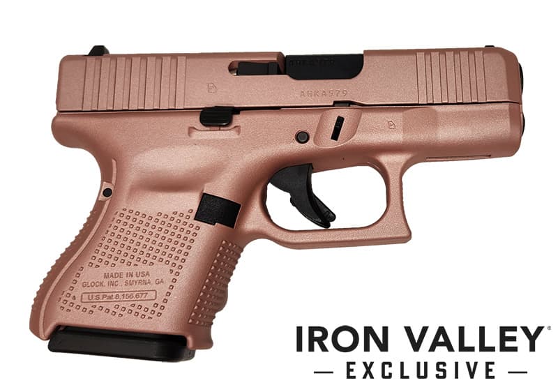 Glock G26 Gen 5 9mm 3.43in Barrel 10rd Rose Gold Finish
