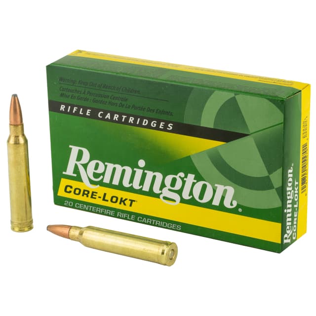 Remington Core Lokt 300 Winchester Magnum Pointed Soft Point 150 Grain 20 Rounds