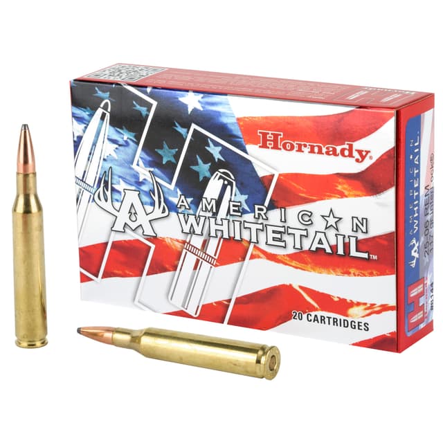 Hornady American Whitetail Rifle Ammo 25-06 Rem 117 gr. InterLock BT Soft Point 20 rd.
